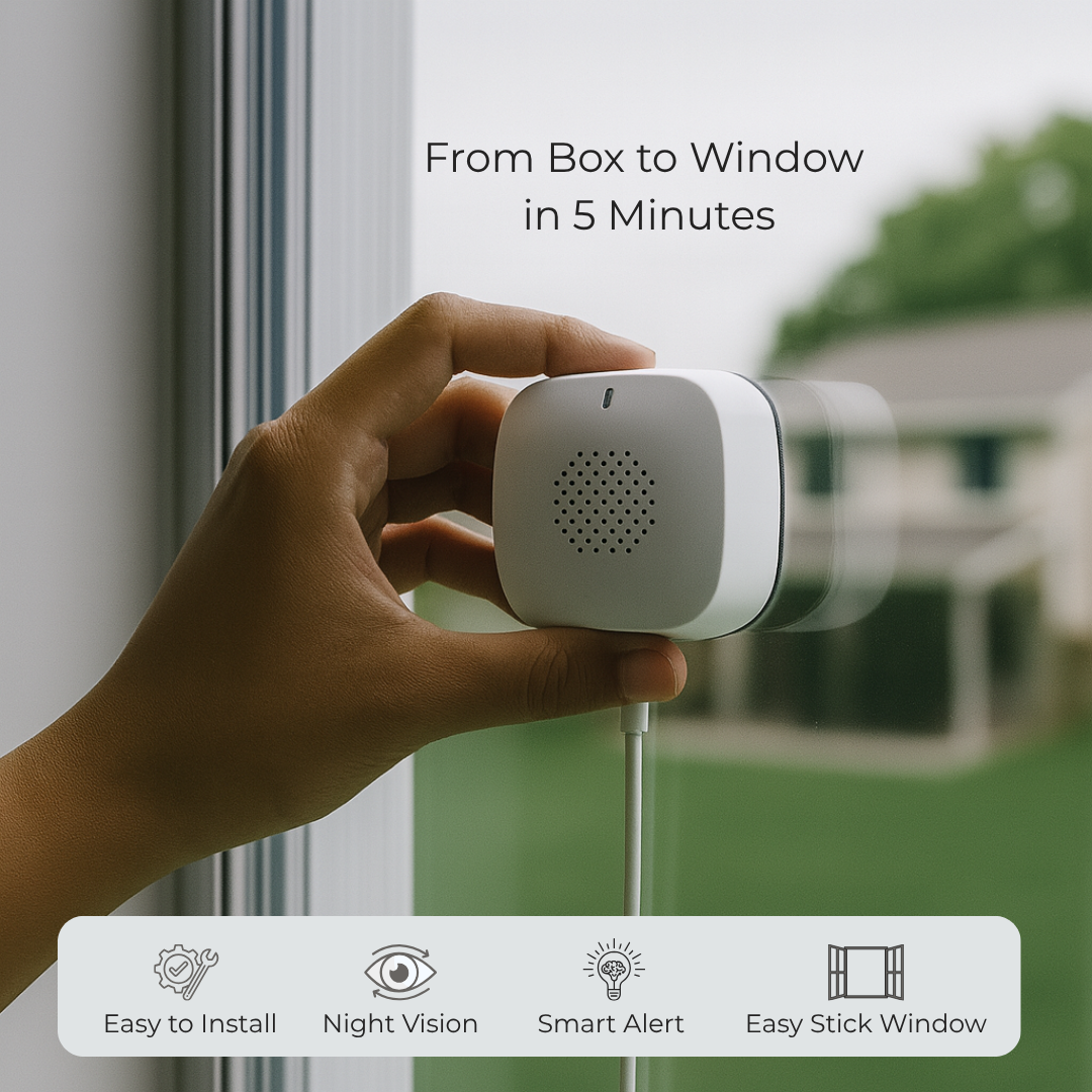 Vitalium™ - Smart Window Camera for Security