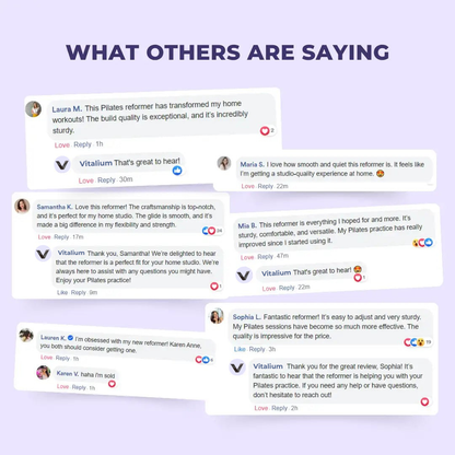 Vitalium™ - Portable Pilates Reformer Set