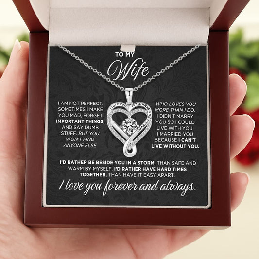 To My Wife Gift Necklace