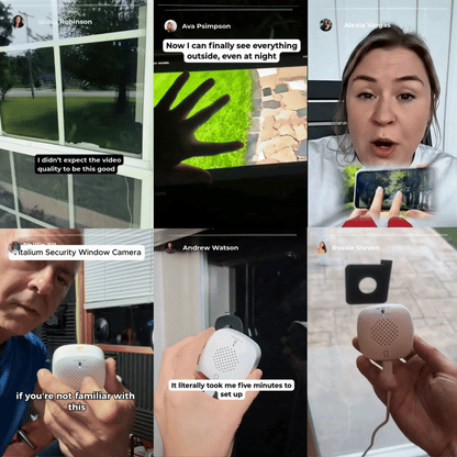 Vitalium™ - Smart Window Camera for Security